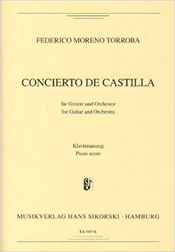 MORENO TORROBA F. - CONCIERTO DE CASTILLA