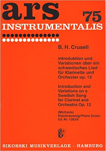 CRUSELL B.H. - INTRODUCCION Y VARIACIONES SOBRE AIRE OP.12