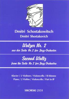 SHOSTAKOVICH D. - VALS Nº 2 DE LA SUITE DE JAZZ (2V/VC/P)