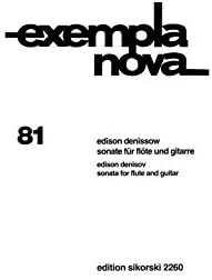 DENISOV E. - SONATA FLAUTA Y GUITARRA