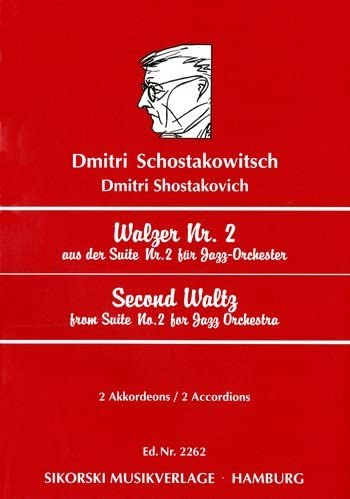 SHOSTAKOVICH D. - VALS Nº2 DE LA SUITE Nº2 ORQUESTA DE JAZZ ( 2 ACORDEONES)