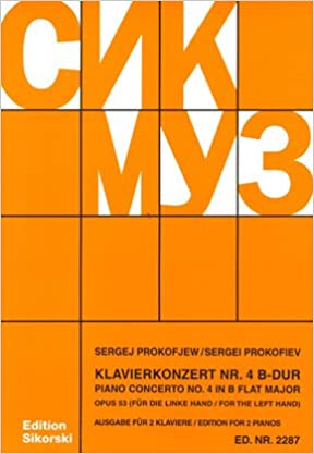 PROKOFIEFF S. - CONCIERTO Nº4 SIb M - OP.53
