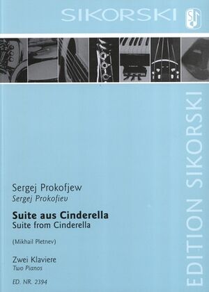 PROKOFIEFF S. - SUITE DE CINDERELLA OP.87 (2P4M)