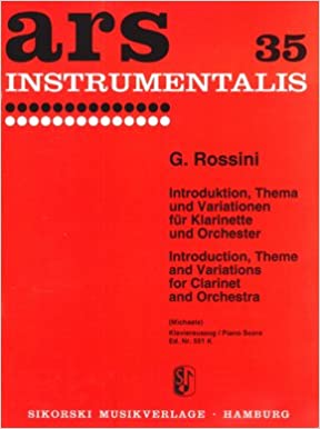 ROSSINI G. - INTRODUCCION,TEMA Y VARIACIONES -