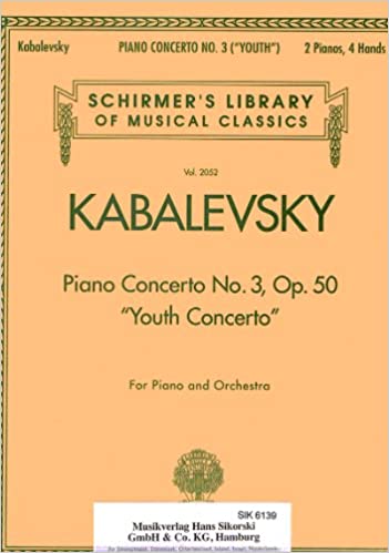 KABALEVSKY D. - CONCIERTO Nº3 - OP.50 CONCIERTO PARA LA JUVENTUD