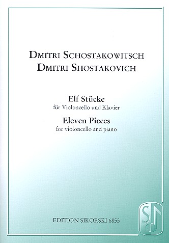 SHOSTAKOVICH D. - PIEZAS (11) VIOLONCHELO