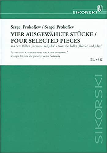 PROKOFIEFF S. - PIEZAS (4) DE ROMEO Y JULIETA (VAP)