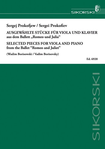 PROKOFIEFF S. - PIEZAS ESCOGIDAS (8)  ROMEO Y JULIETA VIOLA
