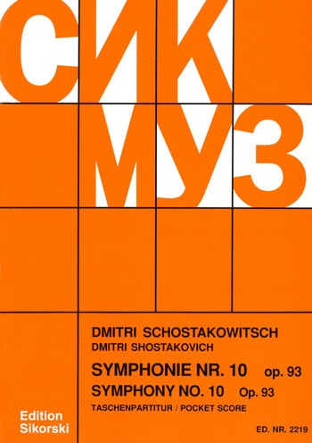 SHOSTAKOVICH D. - SINFONIA Nº10 - OP.93 (BOLSILLO)