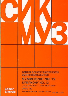 SHOSTAKOVICH D. - SINFONIA Nº12 - OP.112 (BOLSILLO)
