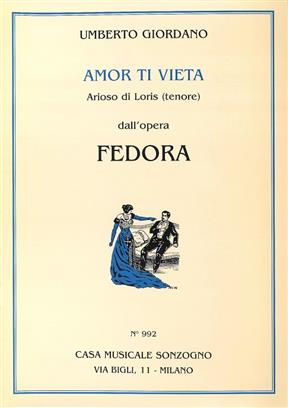 GIORDANO U. - AMOR TI VIETA DE FEDORA -
