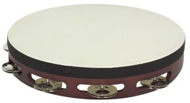 PANDERETA - ORTOLA REF. STG5060 C/ PARCHE 25CM NOGAL