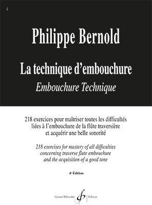 BERNOLD P. - TECHNIQUE EMBOUCHURE -