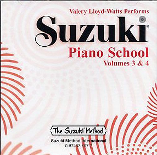 SUZUKI S. - ESCUELA DE PIANO V.3/4 (SOLO CD) -