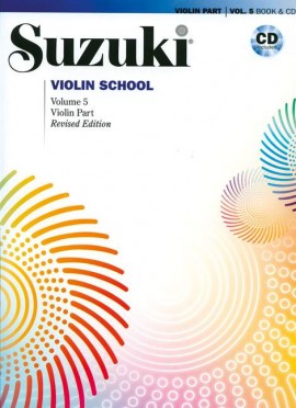 SUZUKI S. - ESCUELA DE VIOLIN V.5 LIBRO+CD - REVISADA