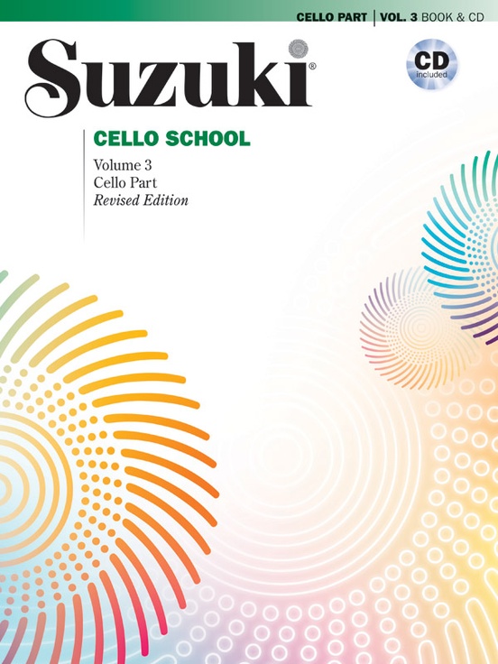 SUZUKI S. - ESCUELA DE CELLO V.3 (LIBRO+CD) INTERNATIONAL EDITION