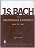 BACH J.S. - INVENCIONES Y SINFONIAS   - BWV787-801  GUITARRA Y CLAVE