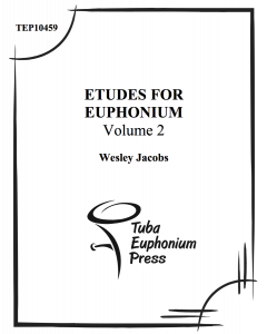 JACOBS W. - ETUDES FOR EUPHONIUM V. 2