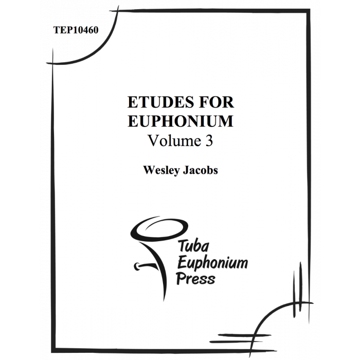 JACOBS W. - ETUDES FOR EUPHONIUM V.3