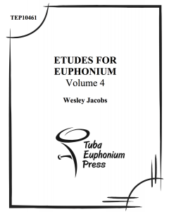 JACOBS W. - ETUDES FOR EUPHONIUM V.4