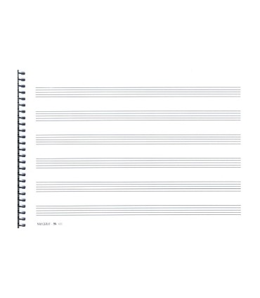 BLOCK - (ESPIRAL) PEQUEÑO 6 PAUTAS  (2106)