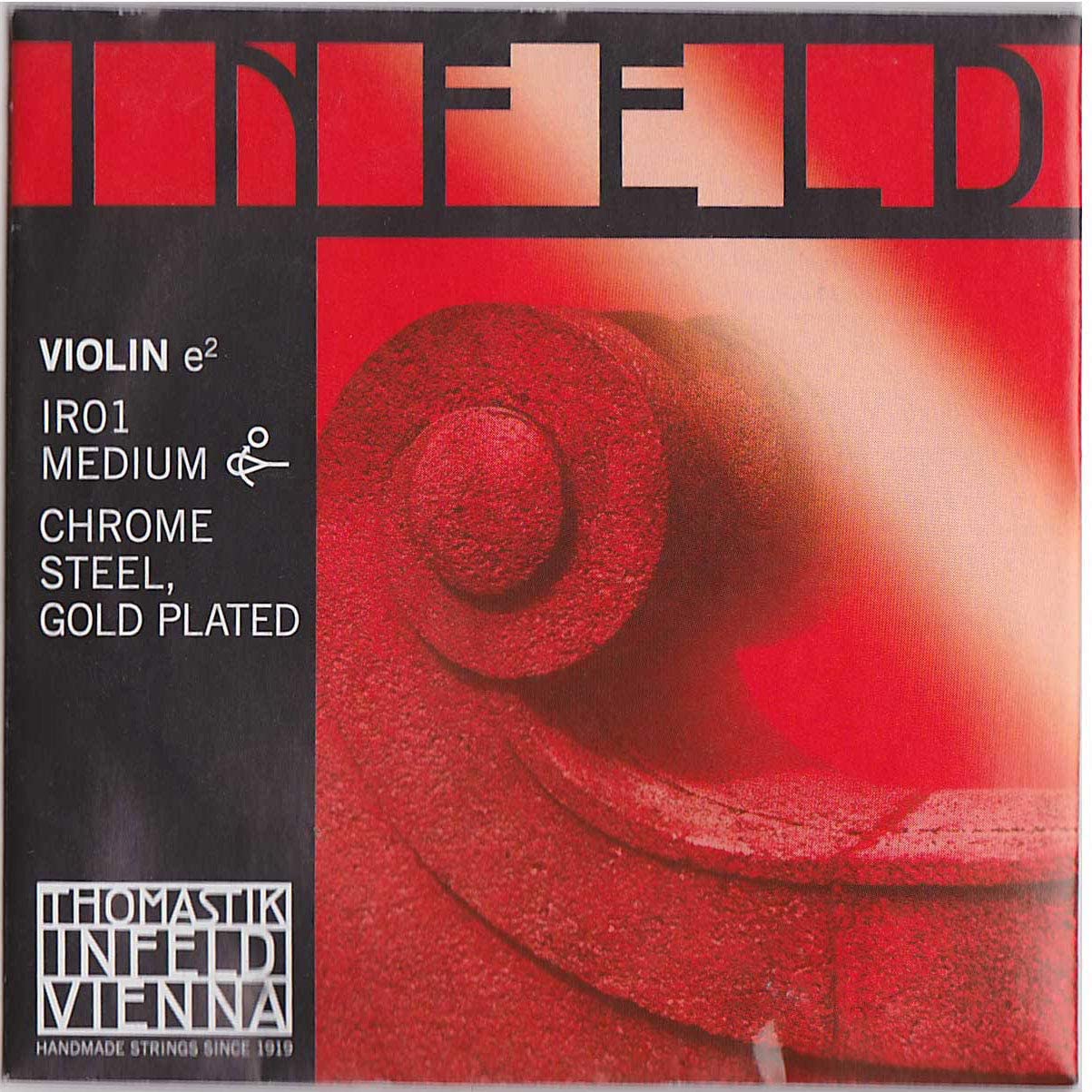 CUERDA VIOLIN - THOMASTIK INFELD ROJA 1º E-MI MEDIA ACERO BAÑO ORO