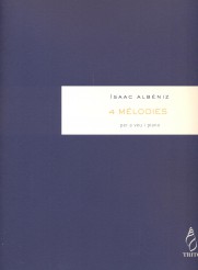 ALBENIZ I. - MELODIAS PARA VOZ Y PIANO (4)