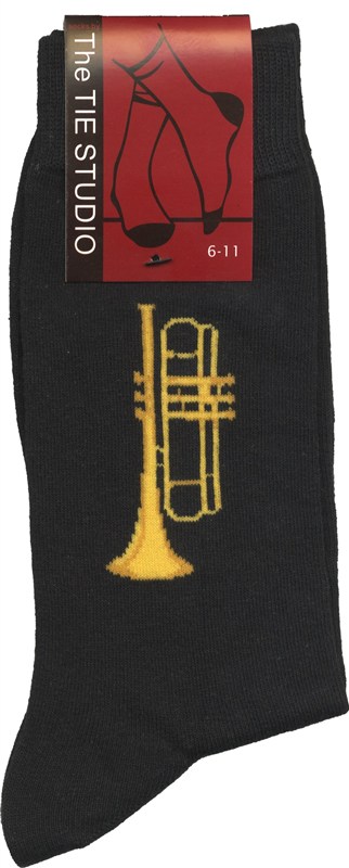 REGALO- CALCETIN TROMPETA NEGRO  (6-11) *DESCATALOGADO*