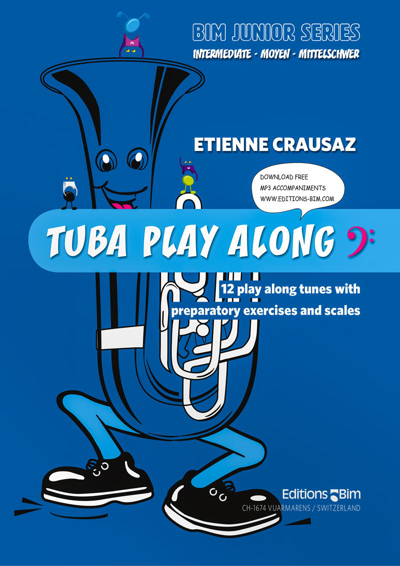 CRAUSAZ E. - TUBA PLAY ALONG 12 Play Along tunes with exercises