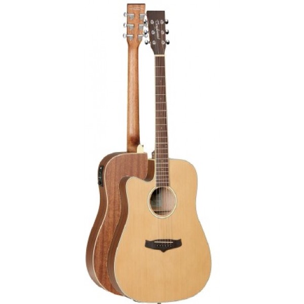 GUITARRA ACUSTICA .- TANGLEWOOD TW10LH DREADNOUGHT CUTAWAY ZURDA