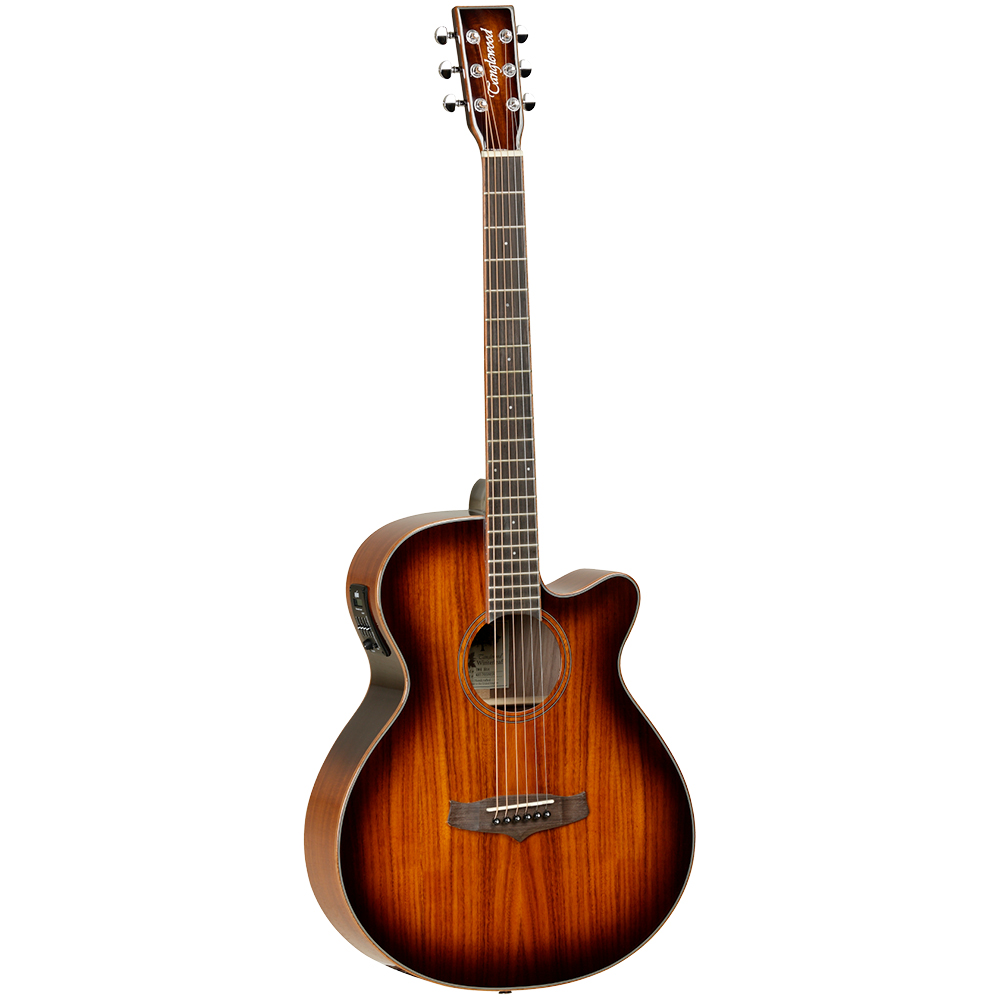GUITARRA ACUSTICA - TANGLEWOOD TW4KOA  SUPER FOLK CUTAWAY