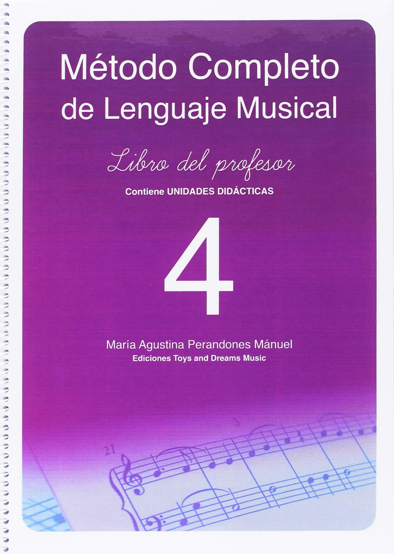 PERANDONES M.A. - METODO COMPLETO DE LENGUAJE MUSICAL V.4 PROFESOR