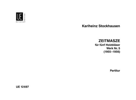 STOCKHAUSEN C.H. - ZEITMASSE