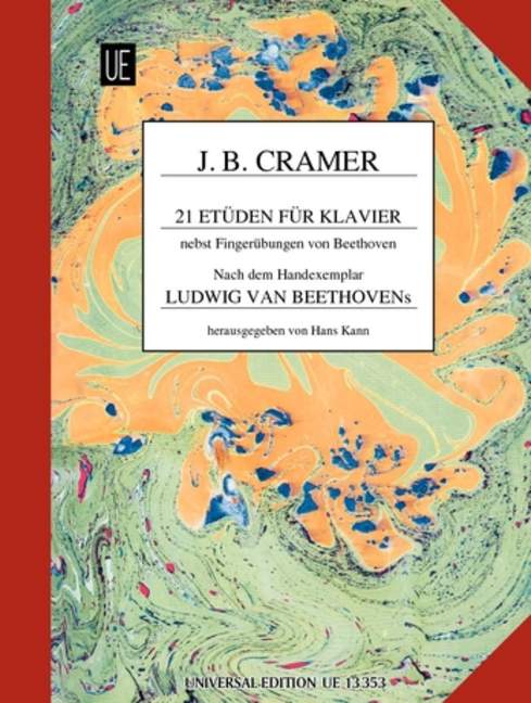 CRAMER J.B. - ESTUDIOS (21) DIGITACION Y NOTAS DE BEETHOVEN