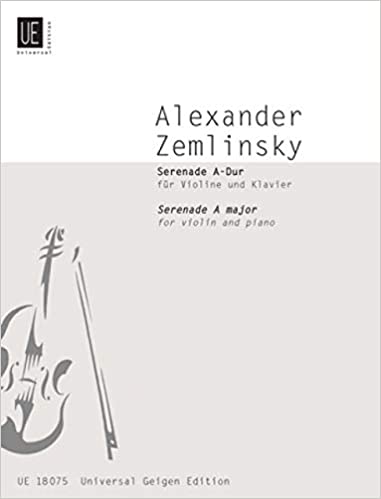 ZEMLINSKY A. - SERENATA LA M VIOLIN