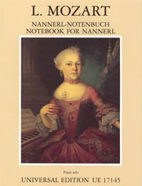 MOZART L. - LIBRO DE NOTAS PARA NANNERL **** ED.ANTIGUA****