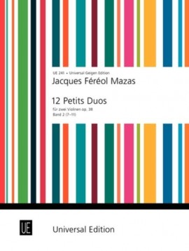 MAZAS J.F. - PEQUEÑOS DUOS V.2 (12) - OP.38