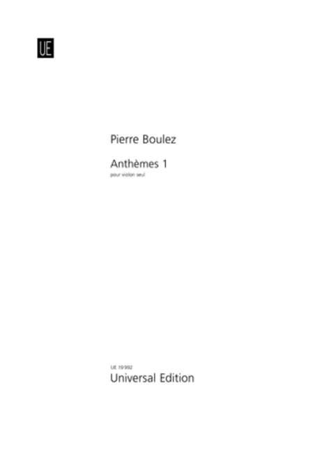 BOULEZ P. - ANTHEMES -