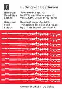 BEETHOVEN L.V. - SONATA Nº8 SOL M - OP.30 Nº3 (FLAUTA Y PIANO)