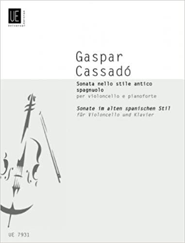 CASSADO G. - SONATA AL ESTILO ANTIGUO ESPAÑOL (VC) -