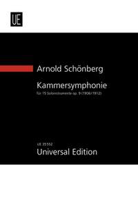 SCHOENBERG A. - SINFONIA DE CAMARA Nº 1 OP.9 (1906-1912) (BOLSILLO)