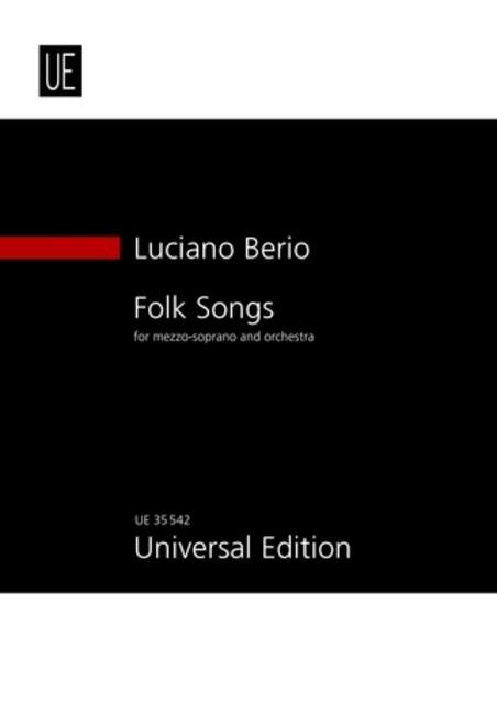 BERIO L. - FOLK SONGS