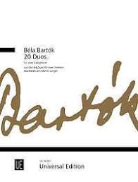 BARTOK B. - DUOS 2 SAXOFONES (20)
