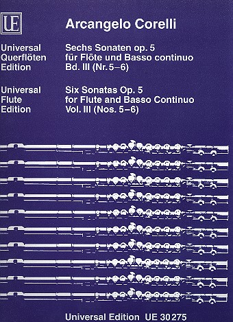 CORELLI A. - SONATAS V.3 (6) - OP.5