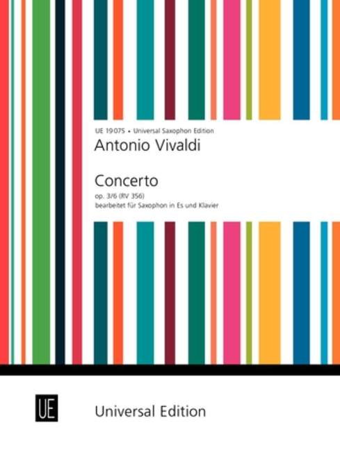 VIVALDI A. - CONCIERTO OP.3 Nº6 - RV.356