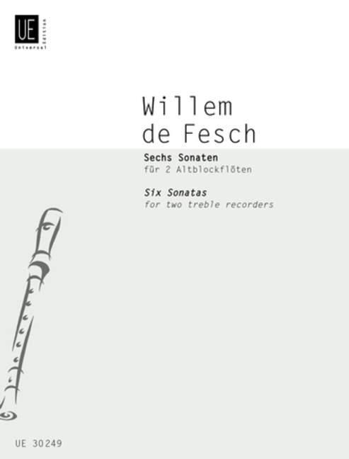 DE FESCH W. - SONATAS (6) - OP.9