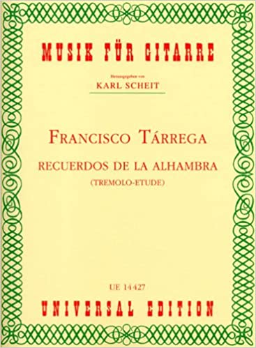 TARREGA F. - RECUERDOS DE LA  ALHAMBRA -