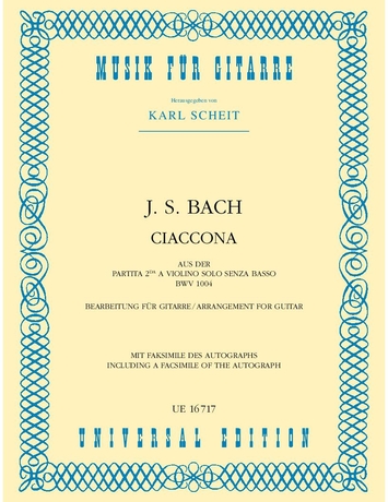 BACH J.S. - CHACONA DE LA PARTITA Nº2 DE VIOLIN - BWV.1004