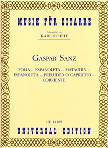 SANZ G. - FOLIA,ESPAÑOLETAS,MATACHIN,PRELUDIO -