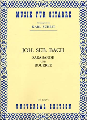BACH J.S. - SARABANDA Y BOURREE -